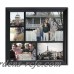 AdecoTrading 5 Opening Decorative Wood Photo Collage Wall Hanging Picture Frame ADEC1284